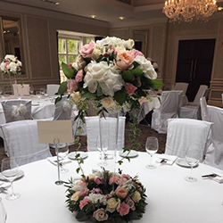 Grand Wedding Reception Flowers Bournemouth