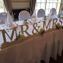 Mrs and Mrs Lettering